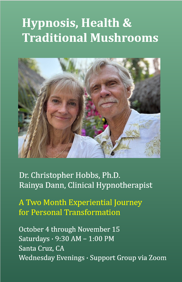 New Workshop Series: Hypnosis, Health & Traditional Mushrooms 1 Screenshot 2025 08 28 172509 1